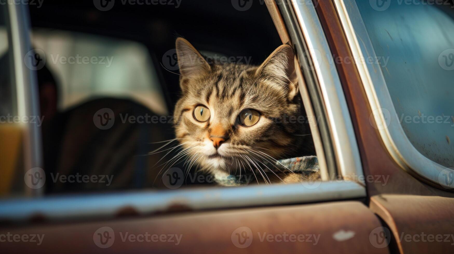 ai gerado retrato gato Gato é uma fofa gato e uma engraçado, bem humorado.eles Veja fofa e estão Boa animais de estimação, fácil para levantar Como animais de estimação.it é uma brincalhão, carinhoso animal e é uma favorito do a cuidadores. foto