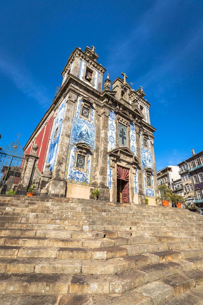 Igreja do santo ildefonso grega de santo ildefonso porto, Portugal foto