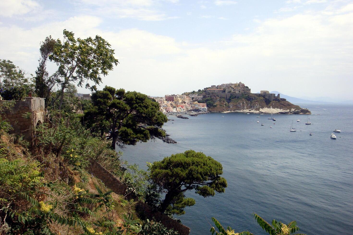 procida por aí a ilha. durante a verão foto