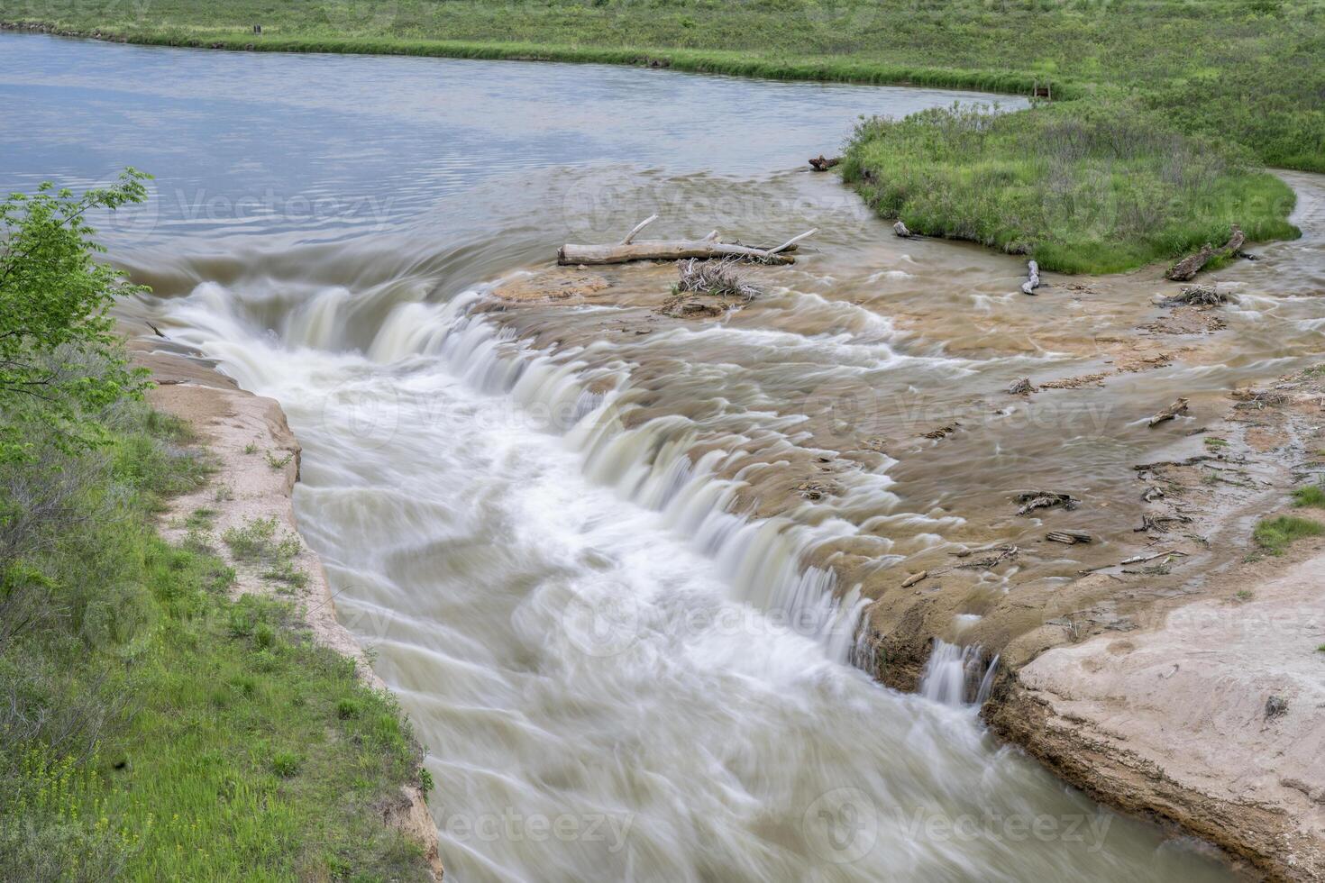 nórdico rampa em niobrara rio, Nebraska foto
