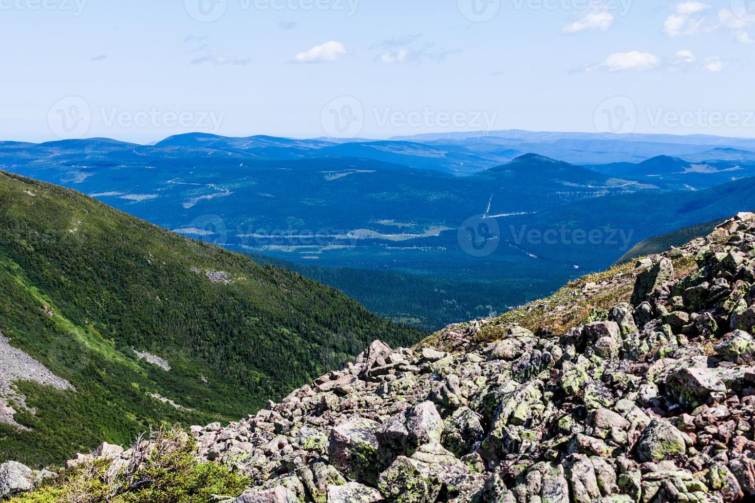 vista do mont jacques-cartier foto