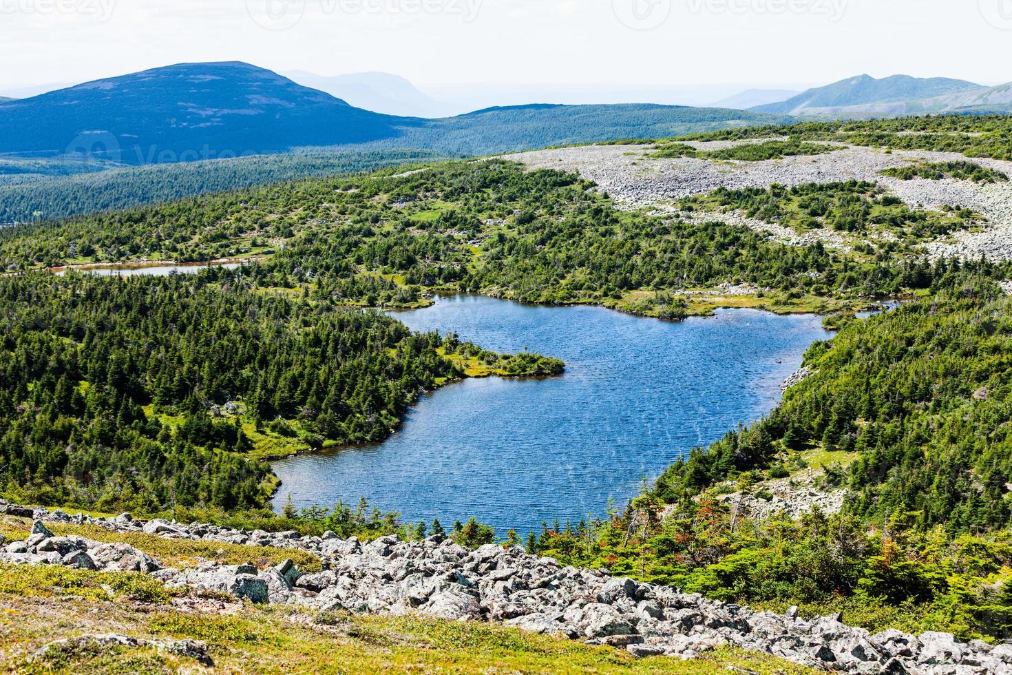 vista do mont jacques-cartier foto