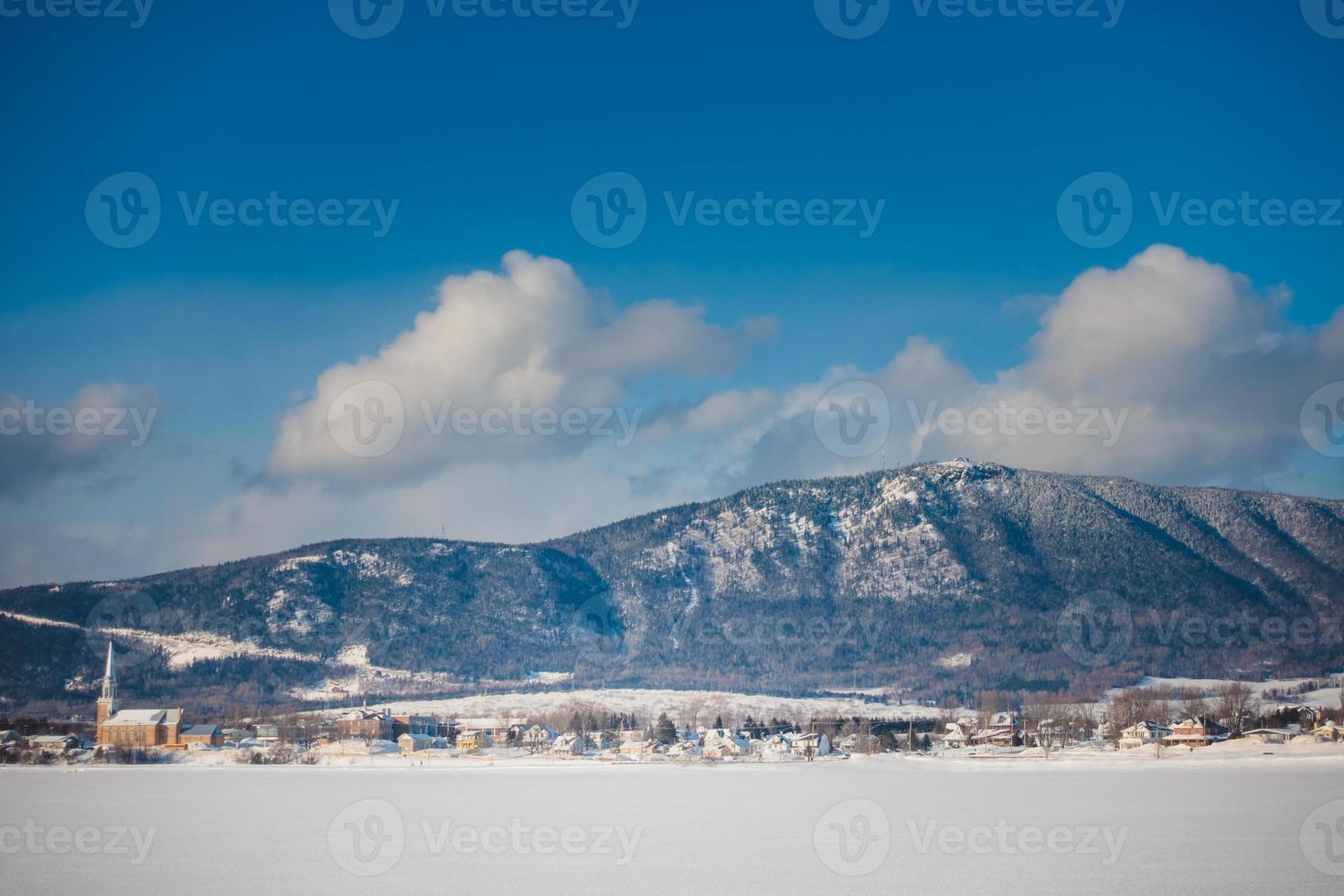 montanha carleton st-joseph durante o inverno foto