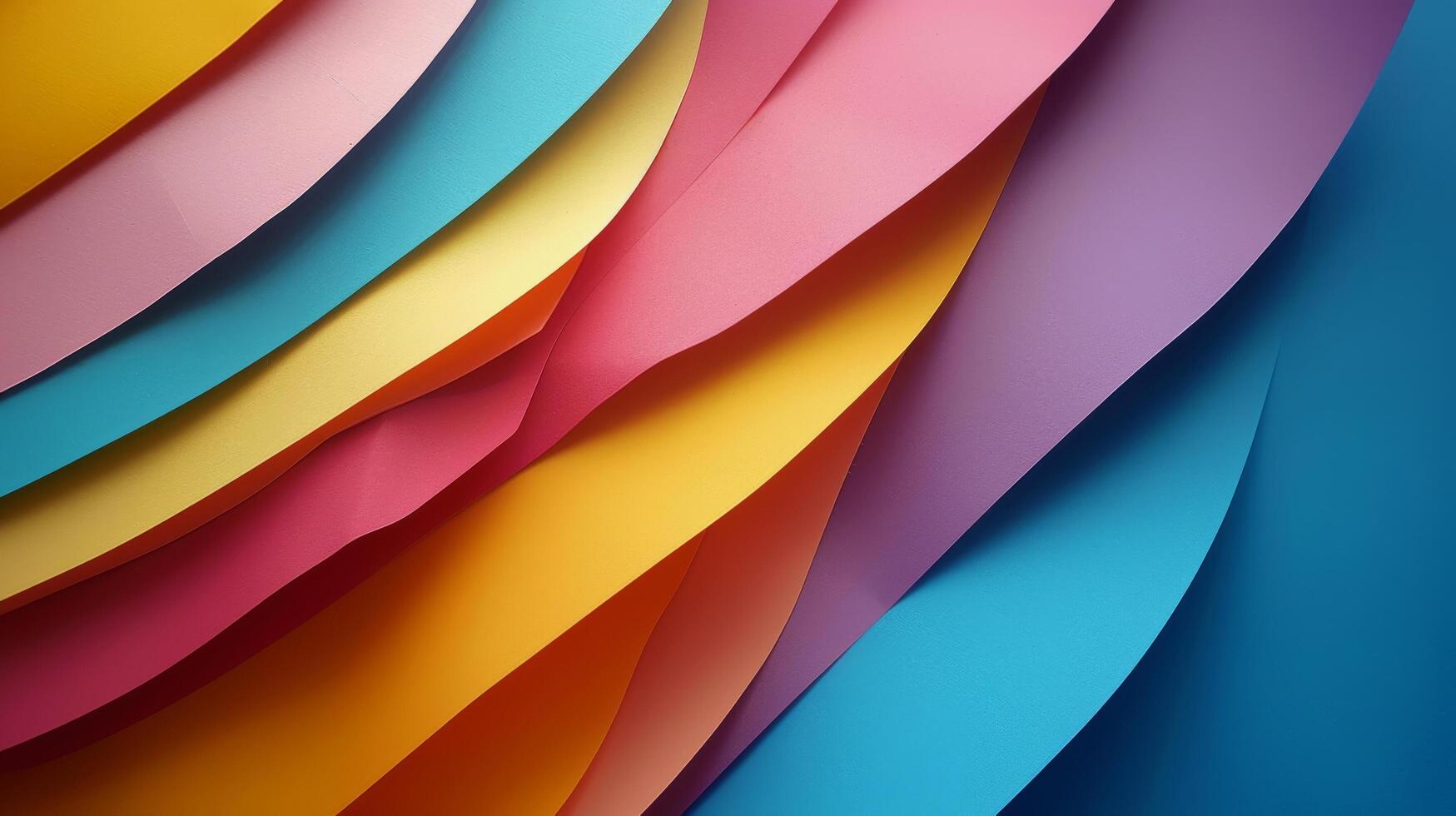 ai gerado sortido lenço de papel papel cores foto