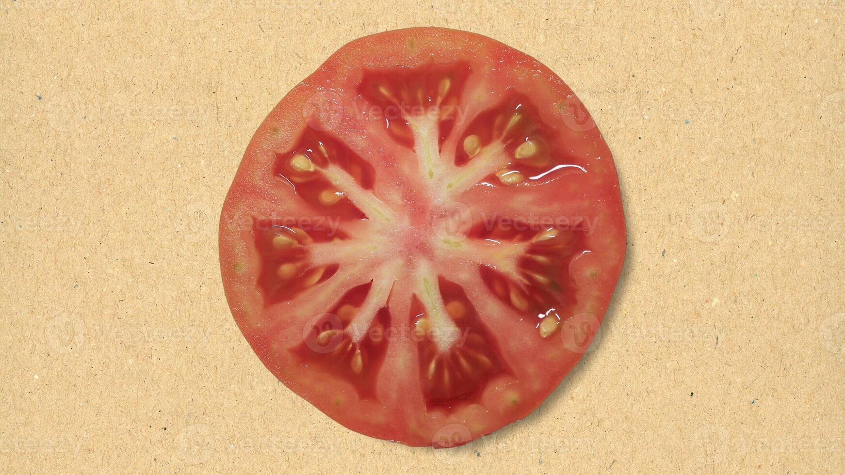 fatia de tomate vermelho foto