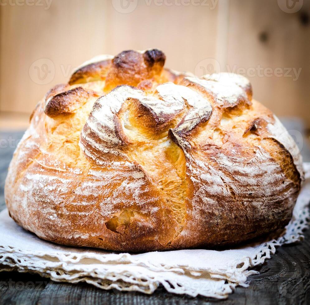 vulcão pão fechar acima foto