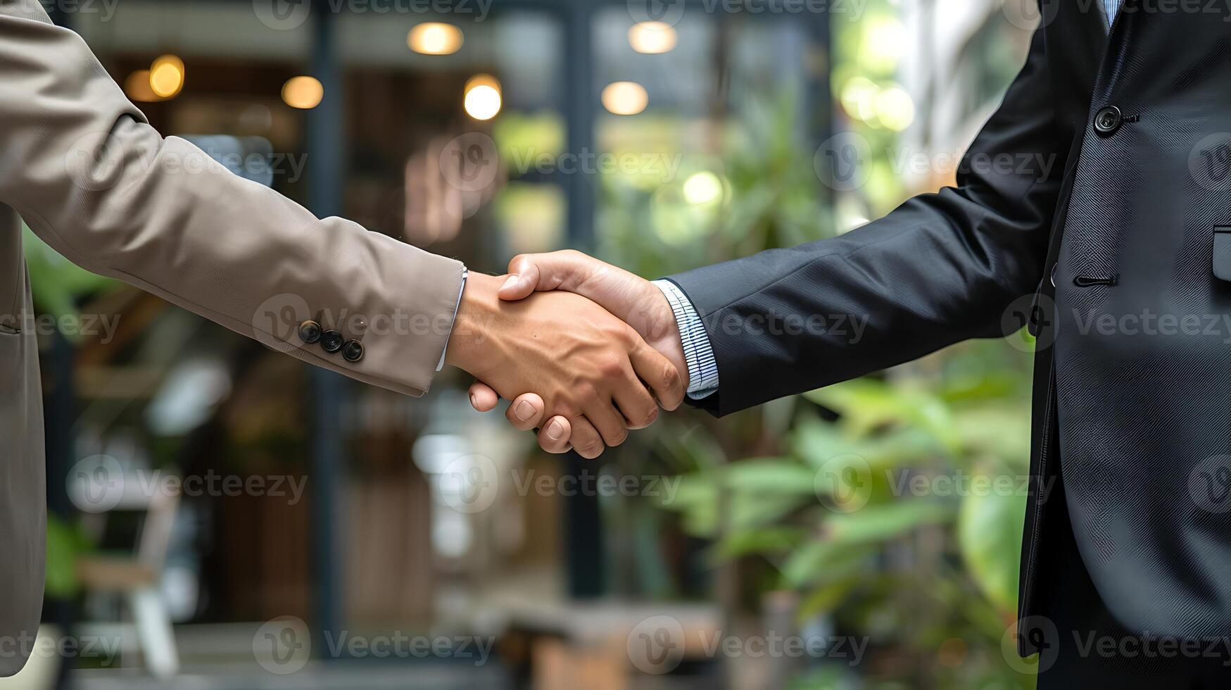 homem de negocios aperto de mão para trabalho em equipe do o negócio acordo conceito foto