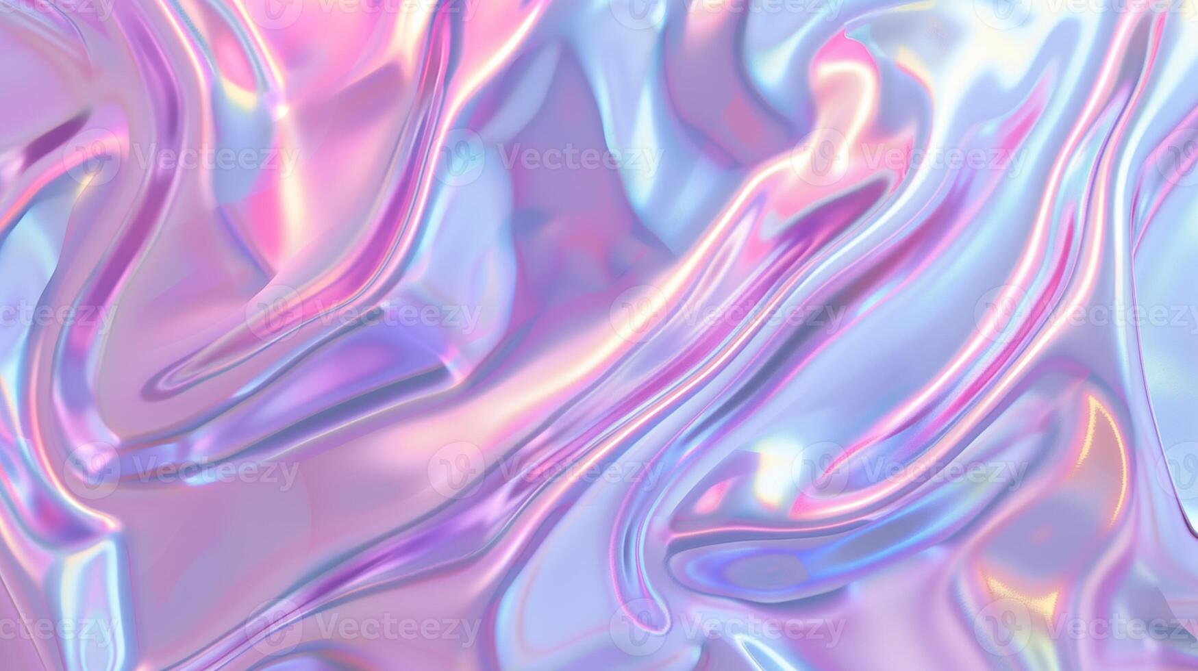 azul e roxa holográfico horizontal abstrato borrado iridescente gradiente fundo foto