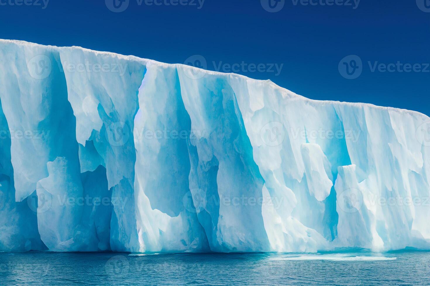 majestoso gelo falésias coroado de uma legal atmosfera, emoldurado de a lindo mar e céu, conjuração uma harmonioso panorama do da natureza gelado grandeza e oceânico esplendor foto