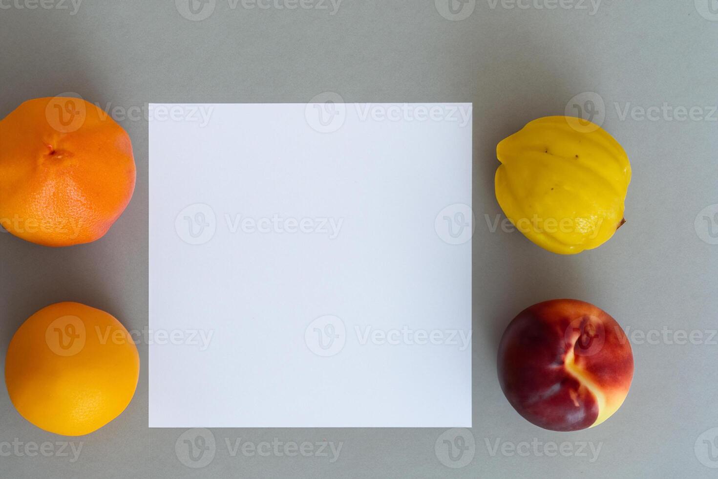 cartão e branco papel brincar harmonizado com fresco fruta, construindo uma visual sinfonia do astuto Projeto e culinária prazer, Onde saudável ingredientes fundir dentro uma festa do vibrante imagens foto