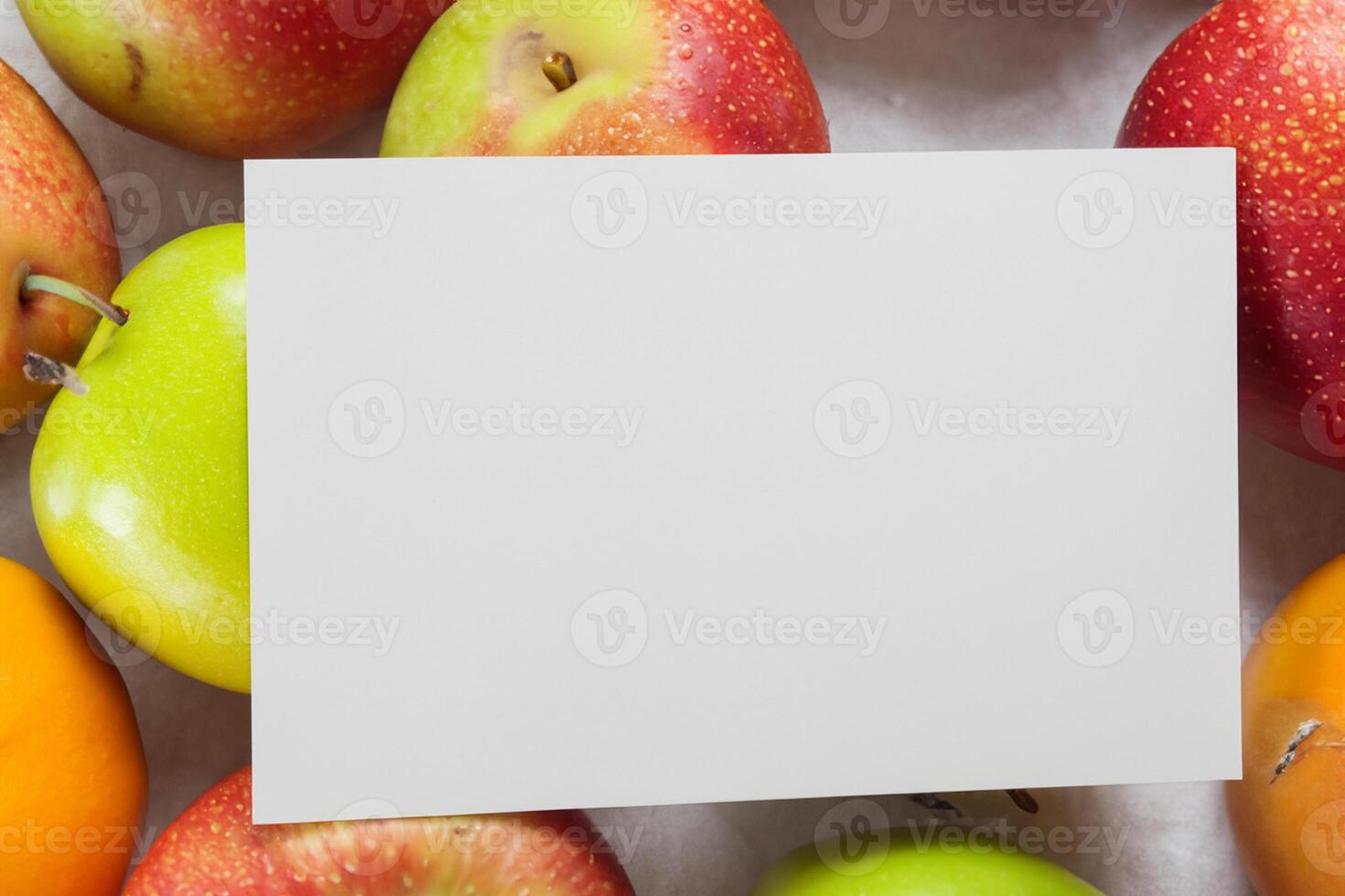 cartão e branco papel brincar harmonizado com fresco fruta, construindo uma visual sinfonia do astuto Projeto e culinária prazer, Onde saudável ingredientes fundir dentro uma festa do vibrante imagens foto