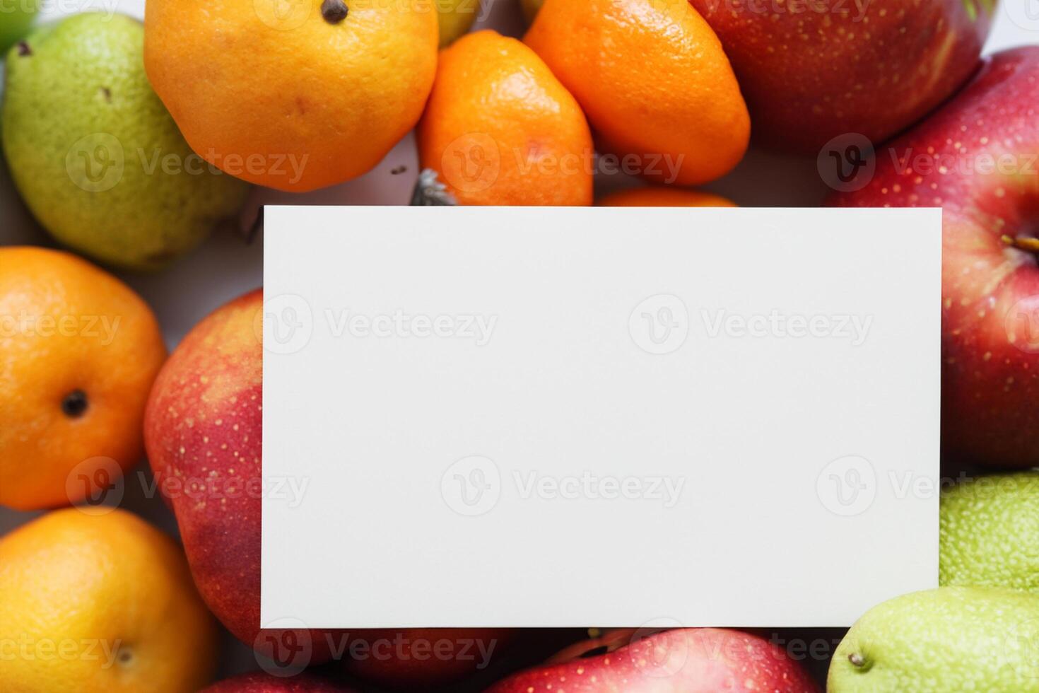 cartão e branco papel brincar harmonizado com fresco fruta, construindo uma visual sinfonia do astuto Projeto e culinária prazer, Onde saudável ingredientes fundir dentro uma festa do vibrante imagens foto