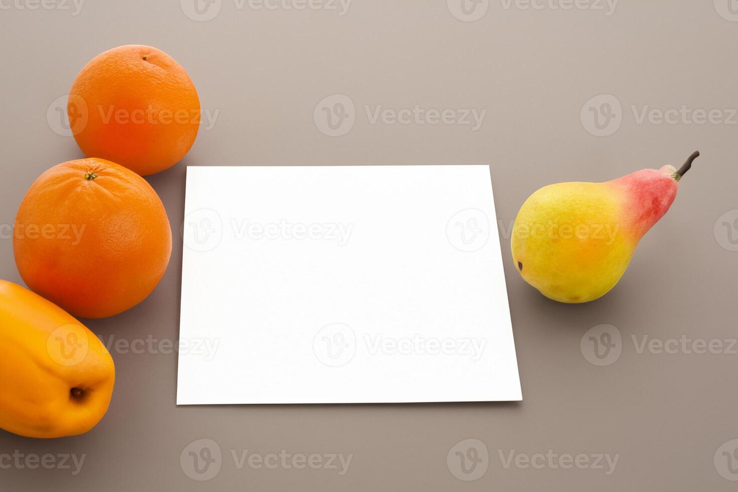 cartão e branco papel brincar harmonizado com fresco fruta, construindo uma visual sinfonia do astuto Projeto e culinária prazer, Onde saudável ingredientes fundir dentro uma festa do vibrante imagens foto