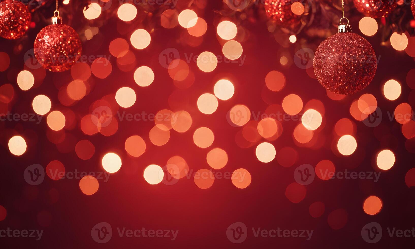 Natal natal fundo vermelho abstrato namorados vermelho brilhar bokeh vintage luzes foto