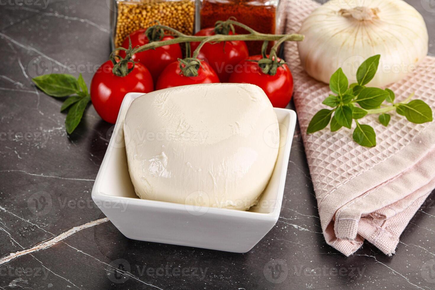 italiano queijo mozzarella búfalo bola foto