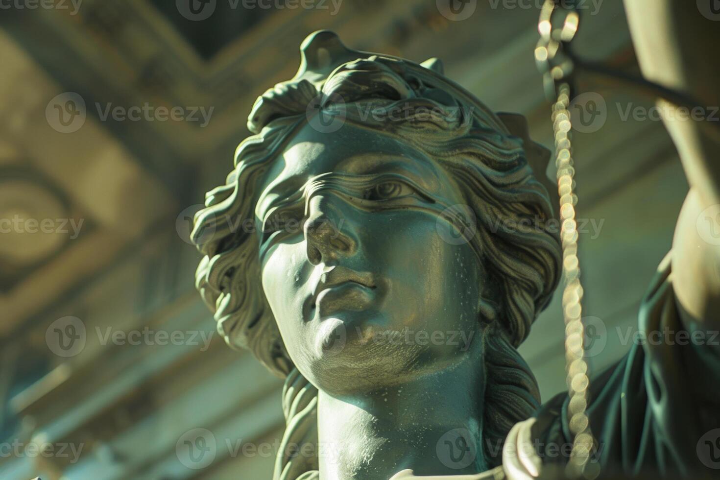 Antiguidade estátua do justiça coleção foto