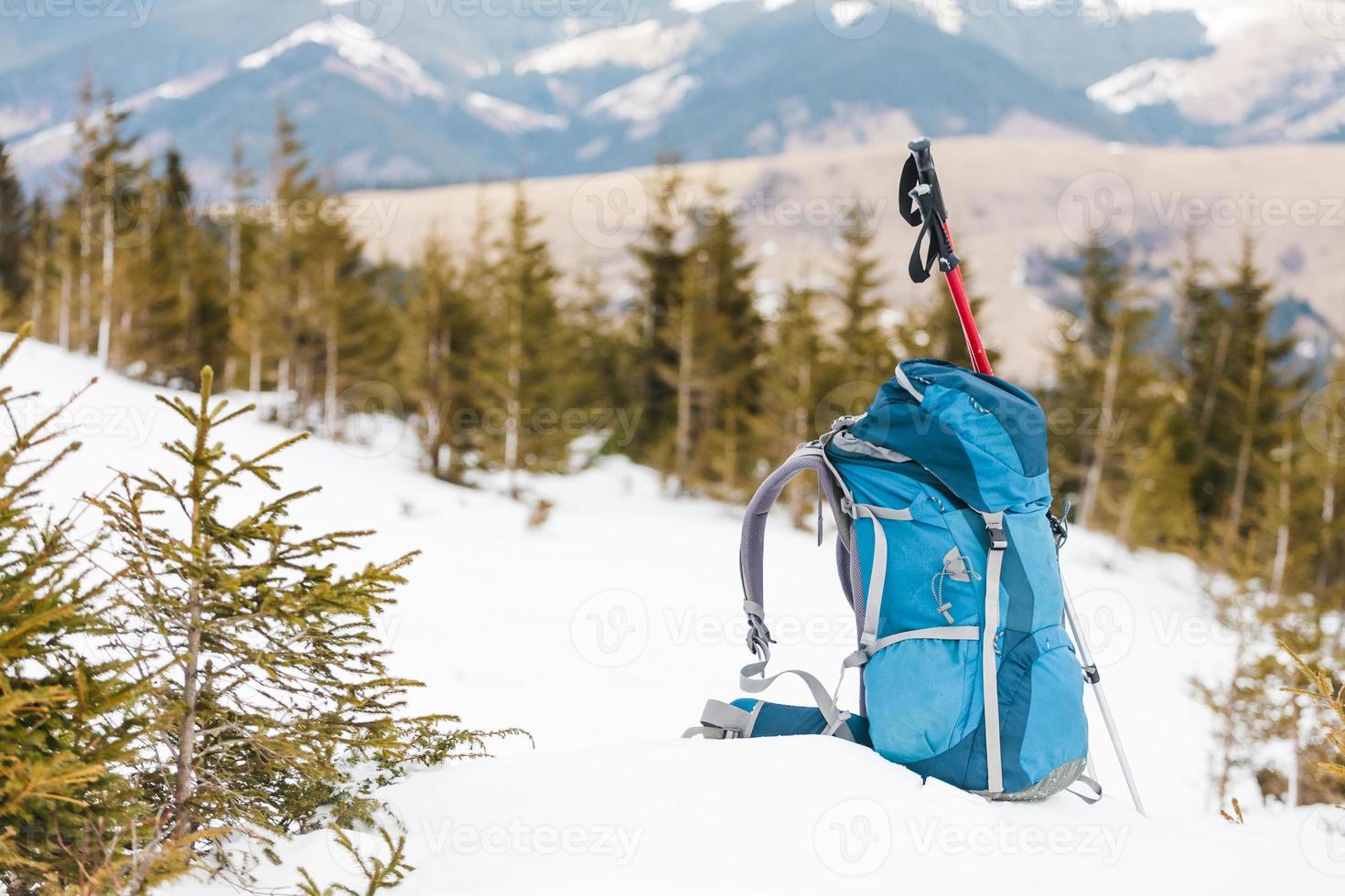 mochila na neve. foto