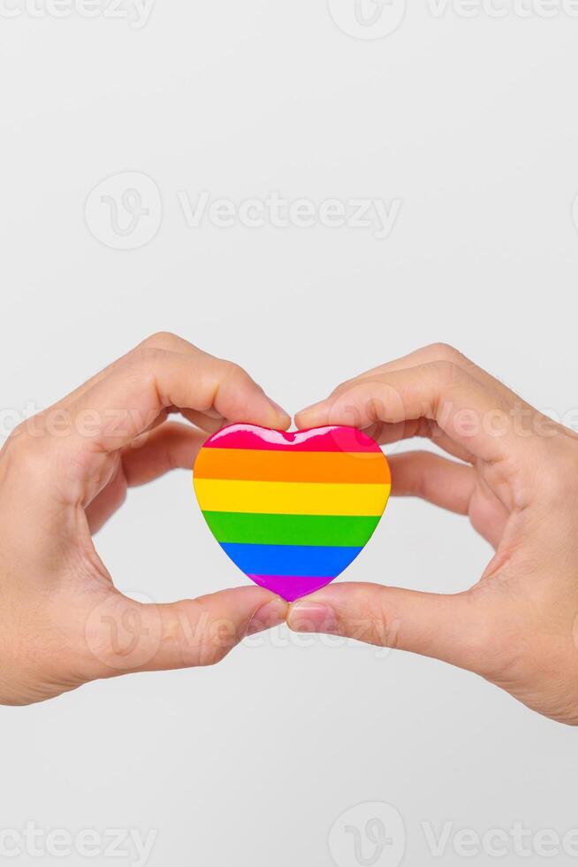 conceito do mês do orgulho LGBT foto