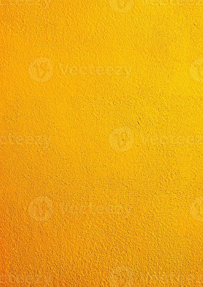 vibrante amarelo parede fundo com cópia de espaço, moderno interior Projeto conceito. foto