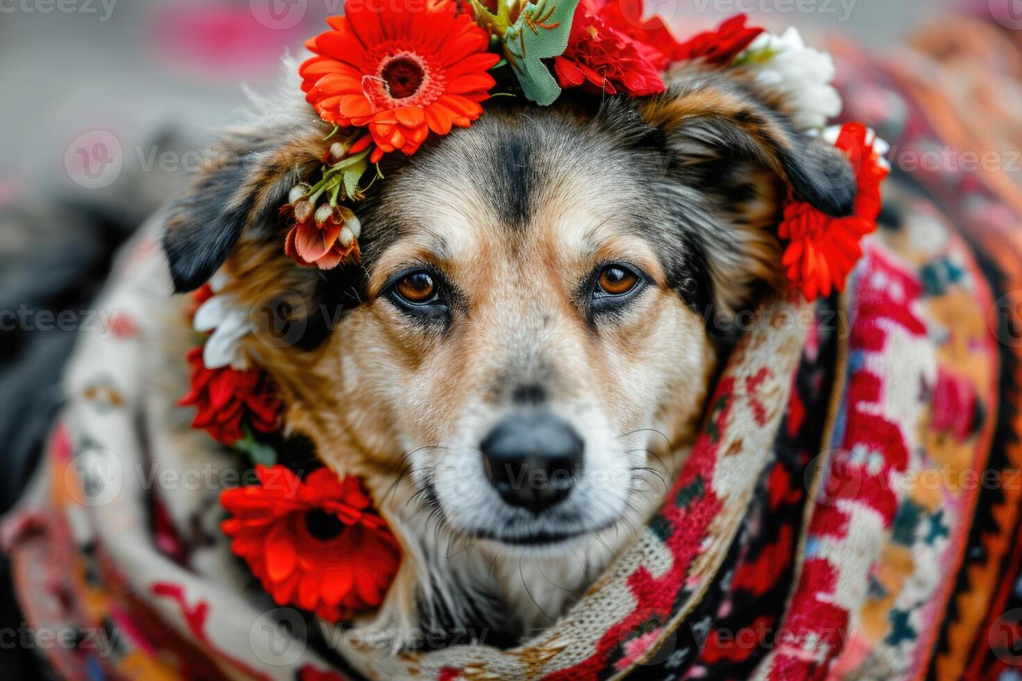 ai gerado cachorro com uma martenista dentro dele norte foto