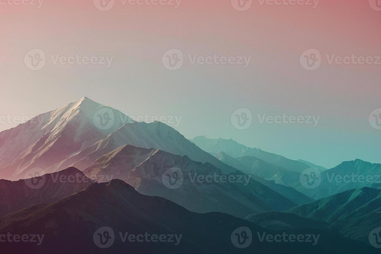 colorida montanha panorama foto