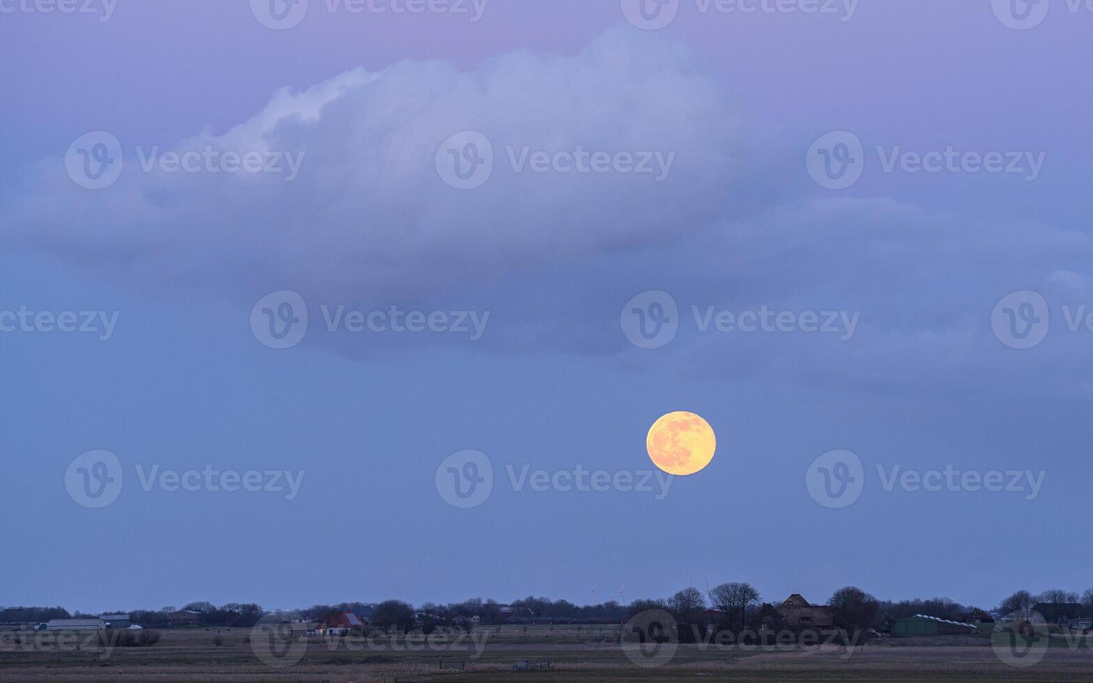 céu com lua foto