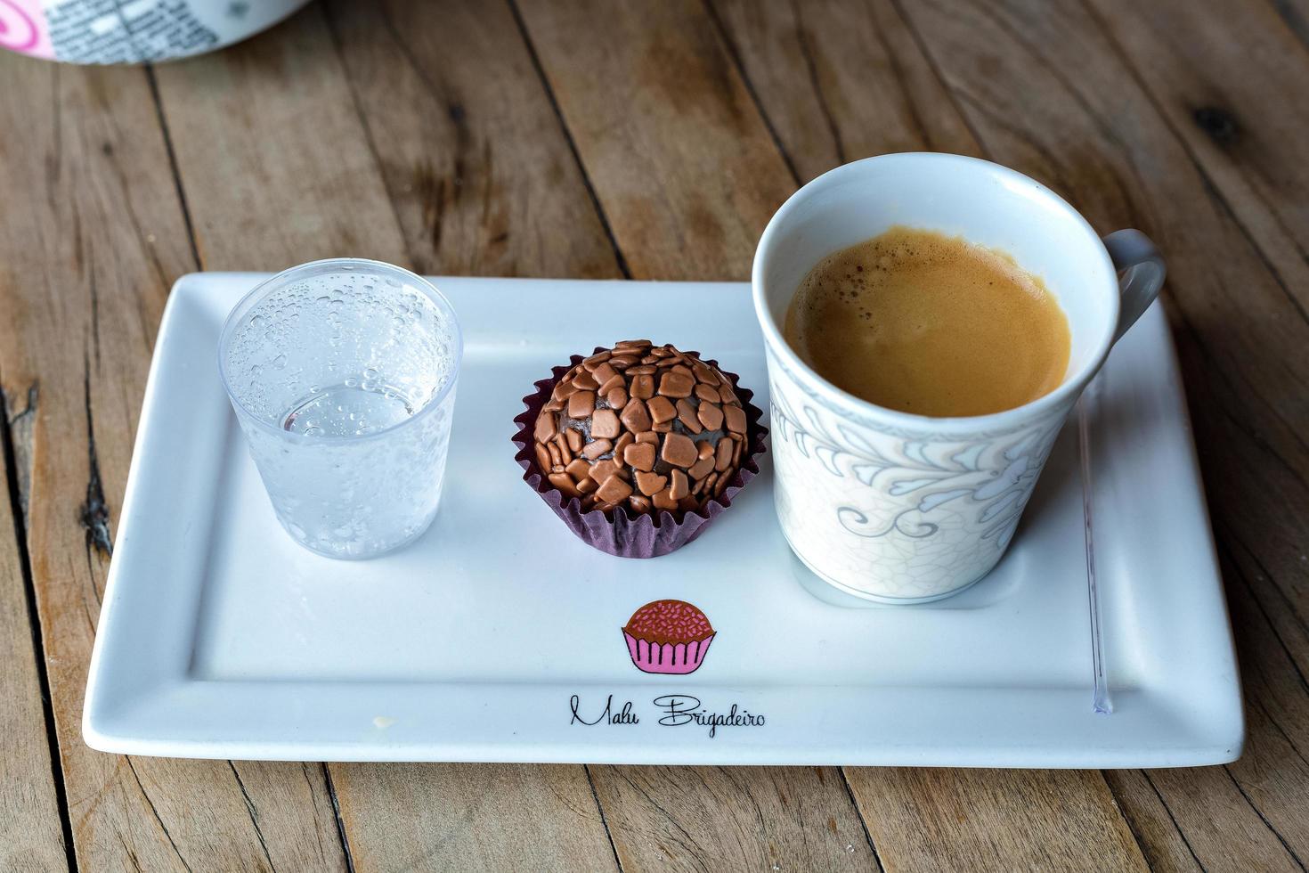 brigadeiro de chocolate gourmet foto