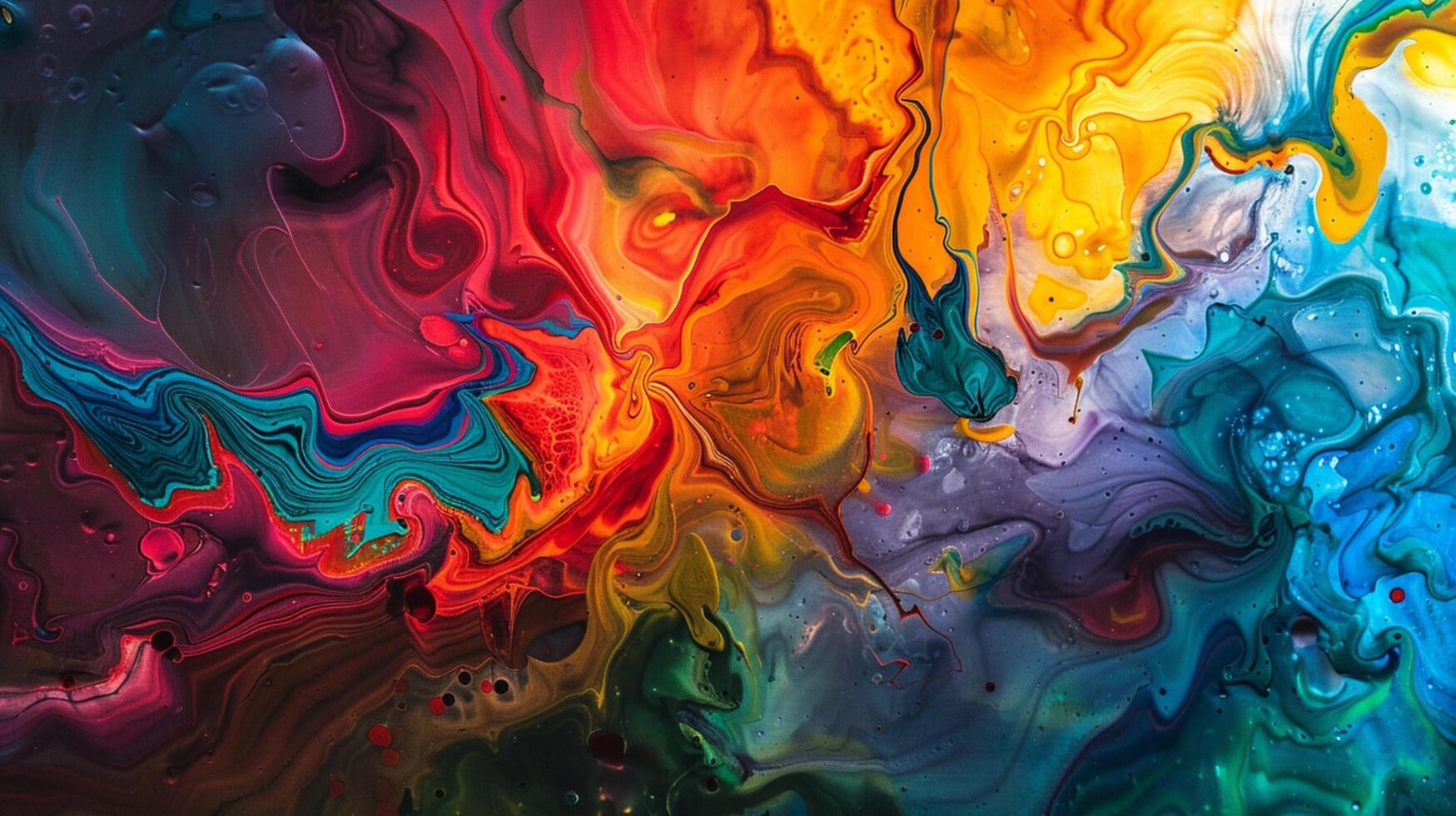 abstrato beleza dentro vibrante cores tintas sensual foto