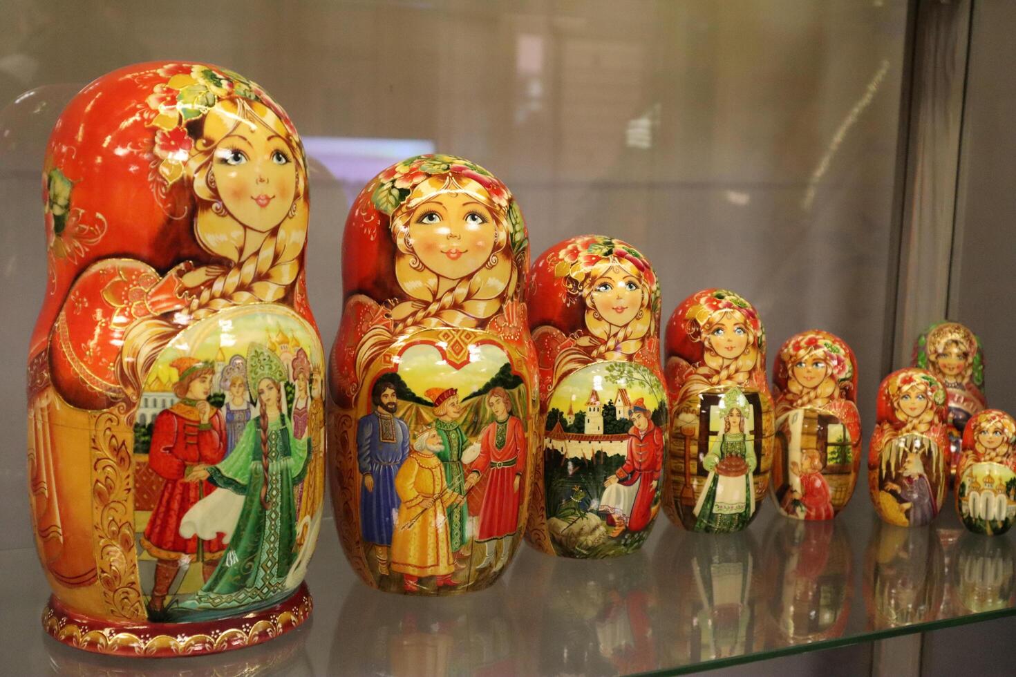 russo aninhamento bonecas presente fazer compras exibição foto