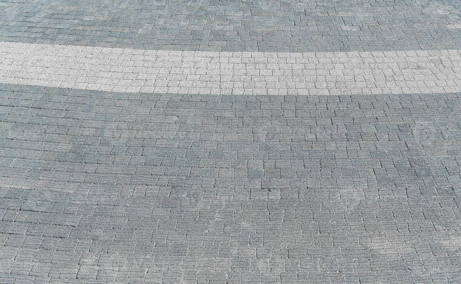a textura do uma lado a lado calçada com perspectiva. foto