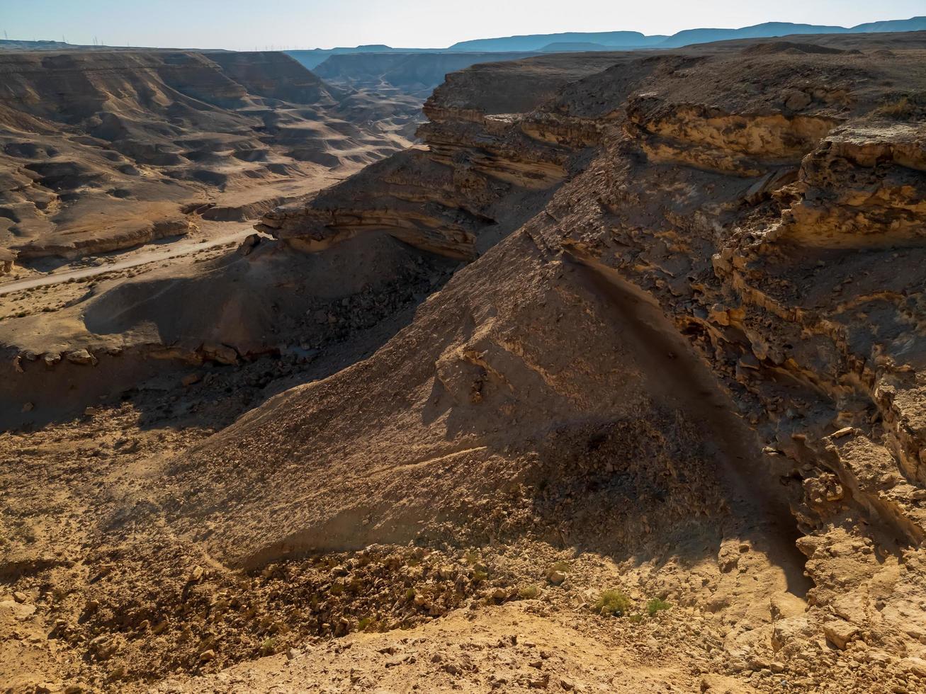 paisagem montanhosa no deserto foto