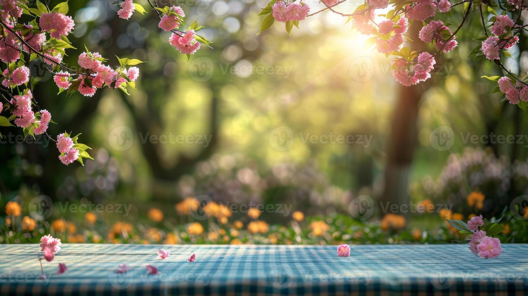 uma de madeira mesa com uma copo do café e uma vaso do flores foto