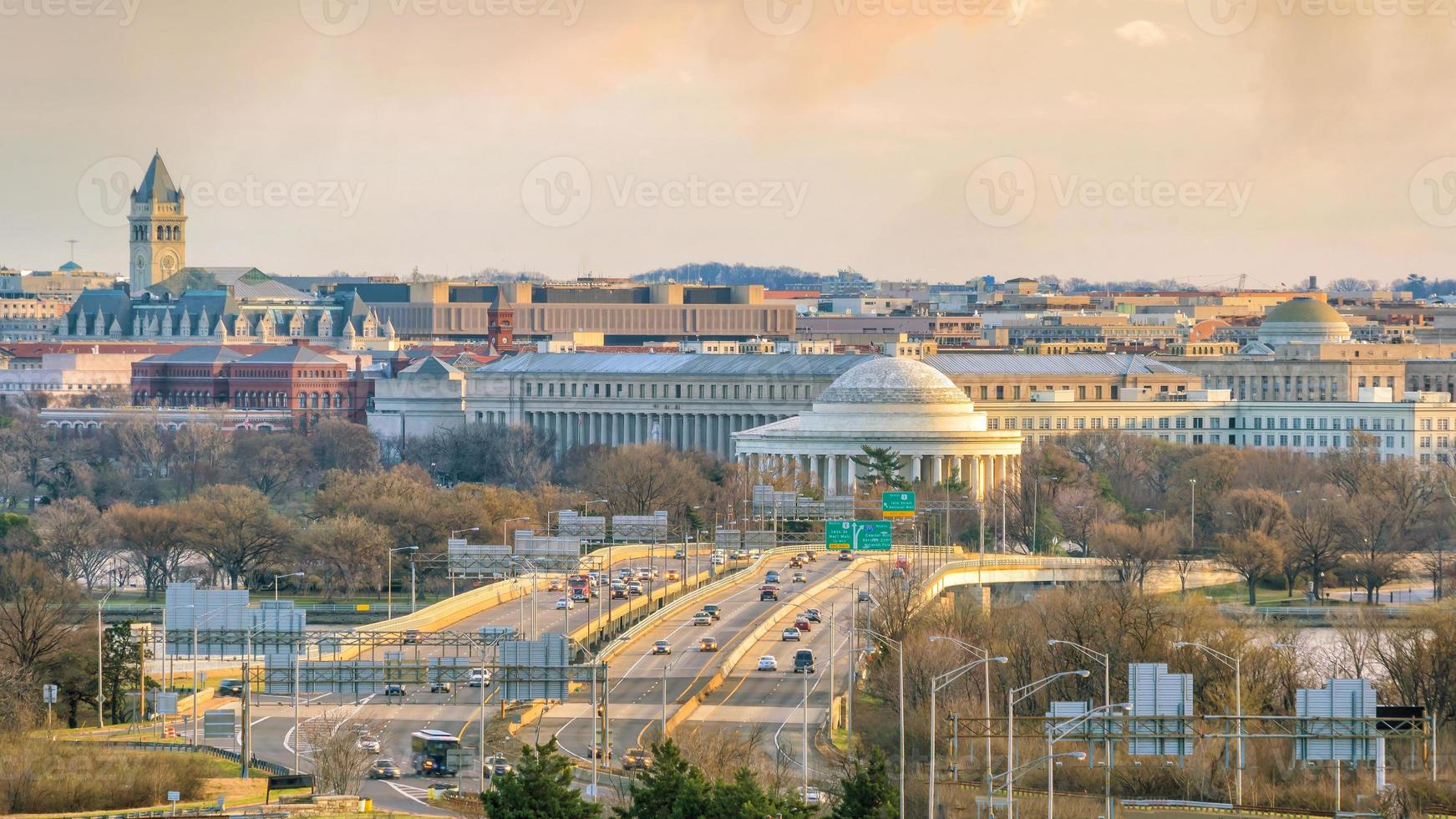 washington, dc city skyline foto