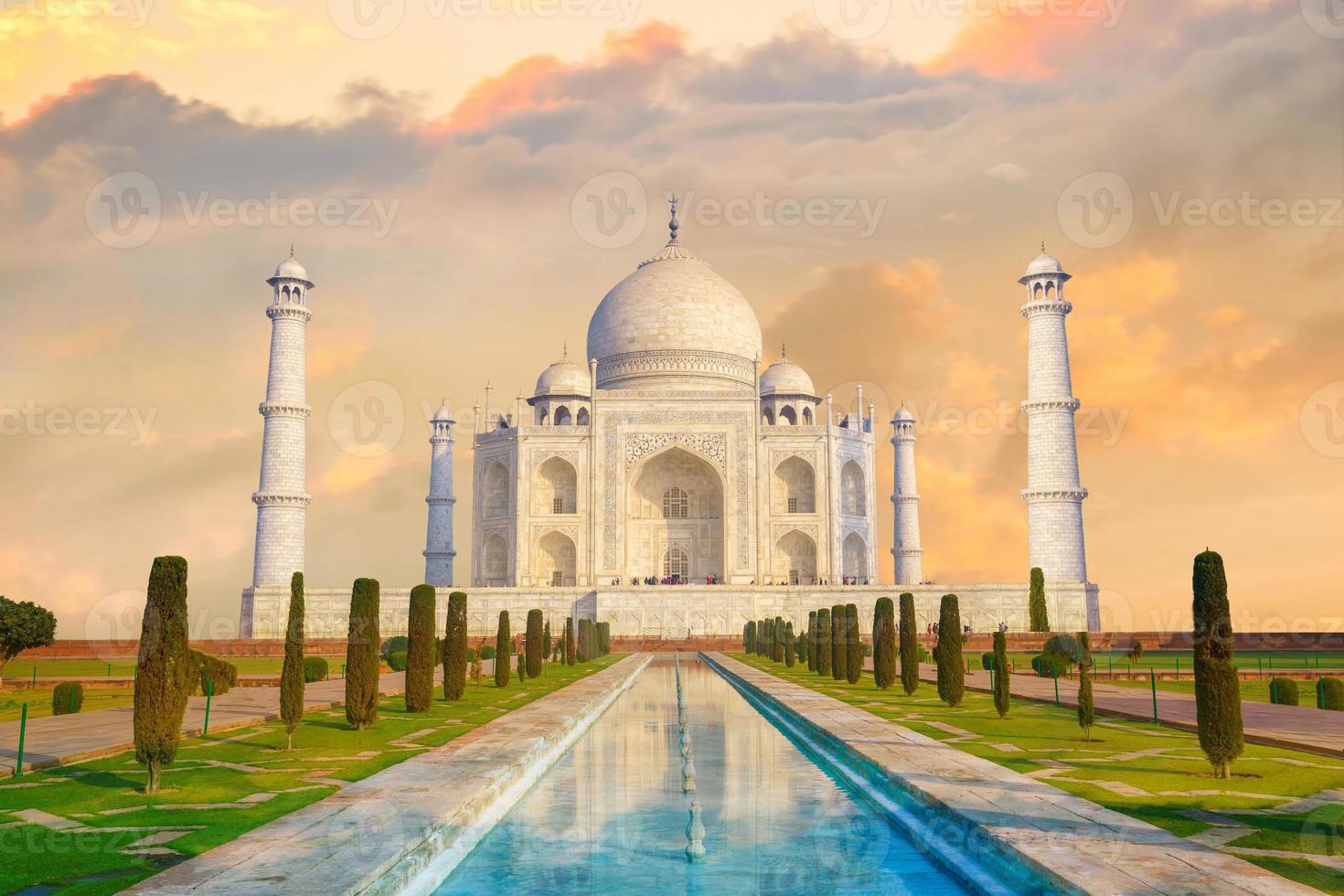 taj mahal em agra índia foto