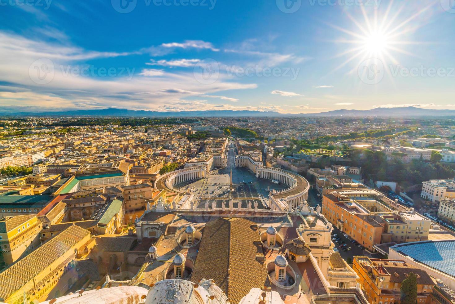 praça de são pedro em vaticano, roma foto