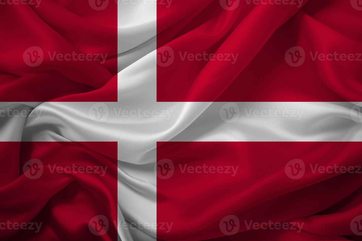 Dinamarca nacional bandeira acenando foto