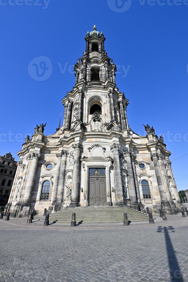 Dresden catedral do a piedosos trindade foto