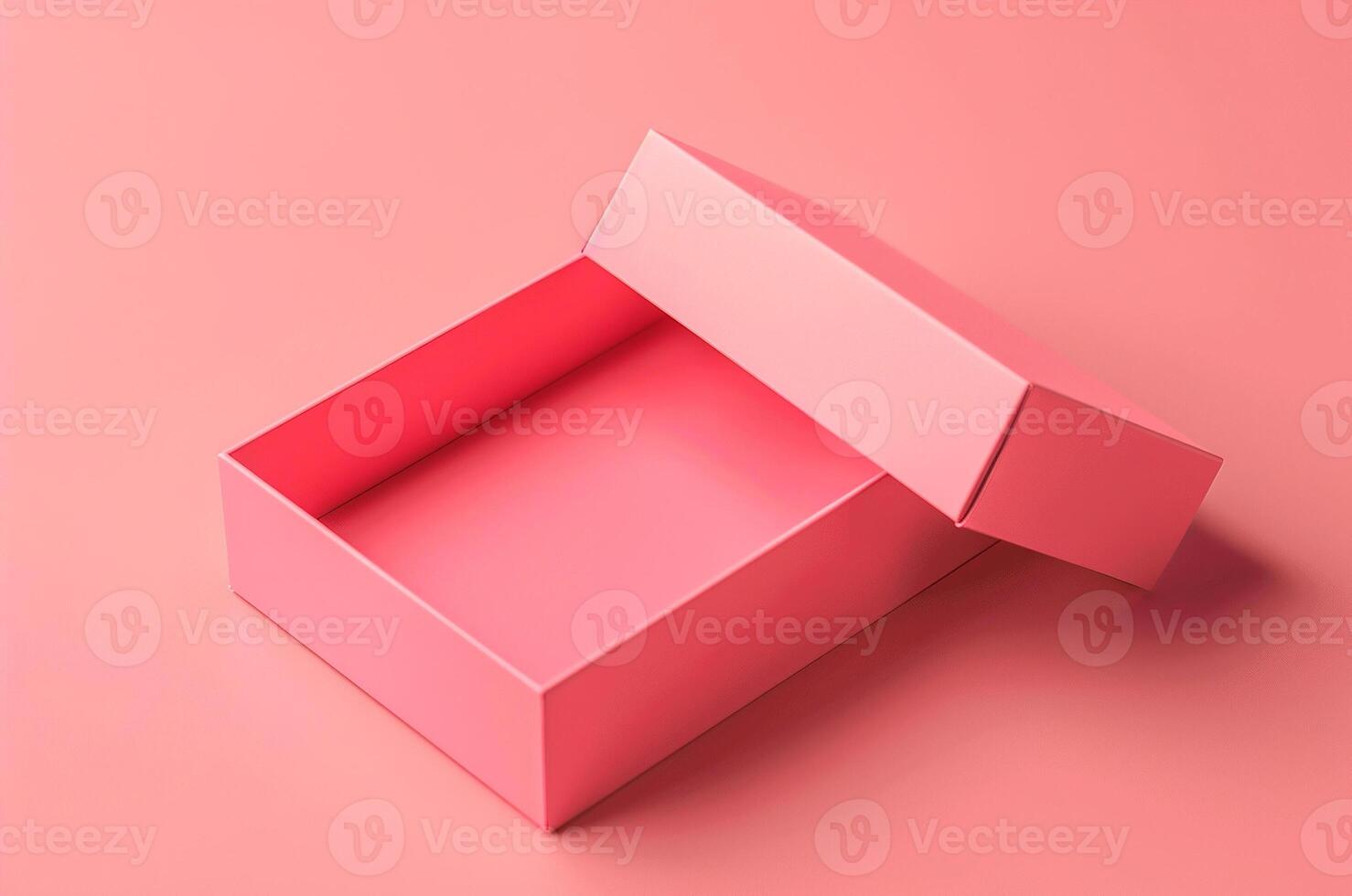 aberto Rosa caixa em Rosa fundo, Rosa caixa, barbie core foto