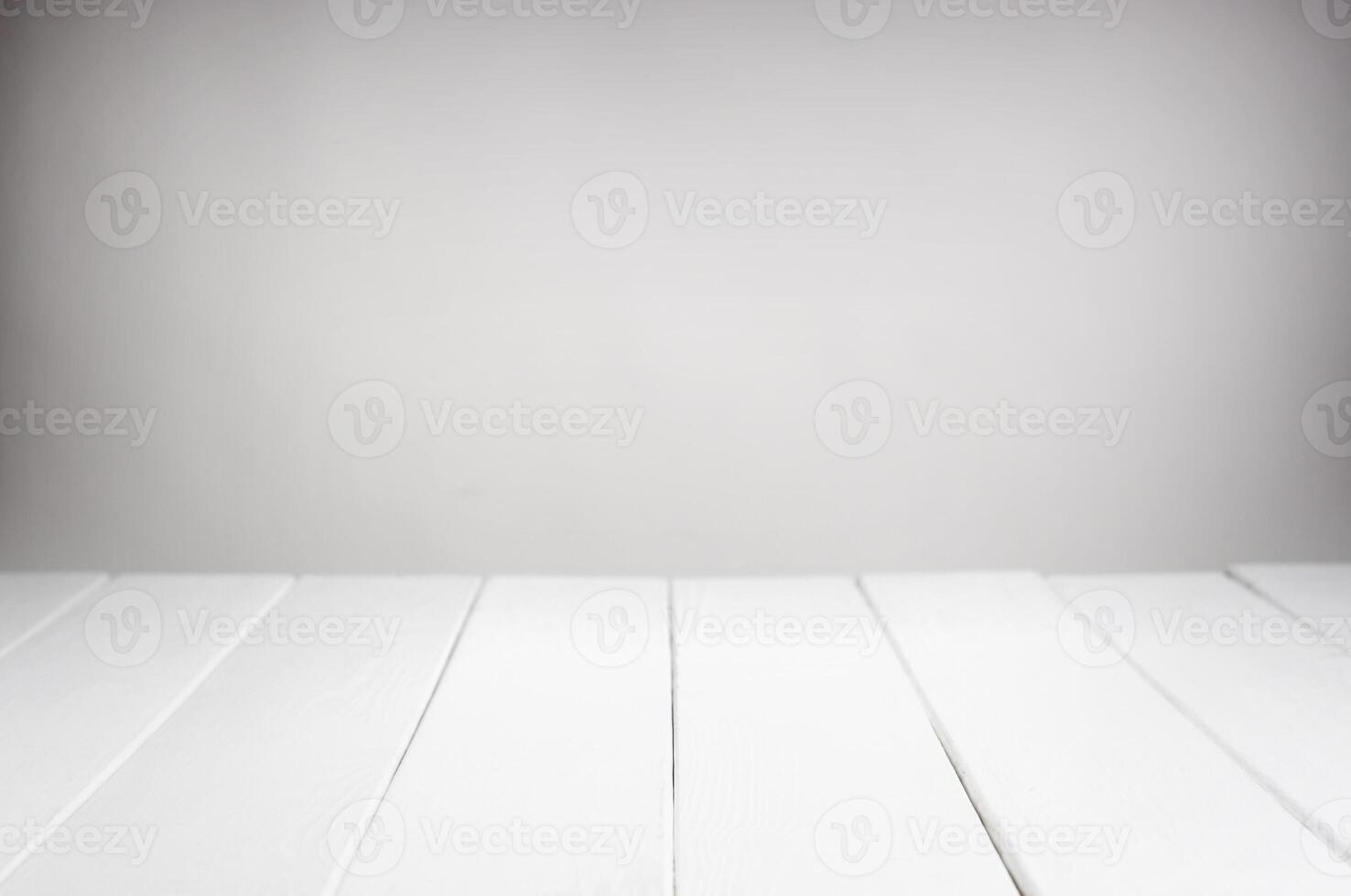 branco de madeira fundo para a produtos montagem foto