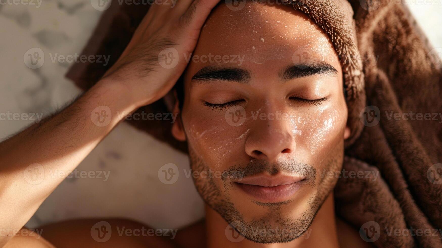 dele facial Cuidado rituais não só manter dele pele olhando saudável mas Além disso servir Como uma relaxante e autocuidados prática foto