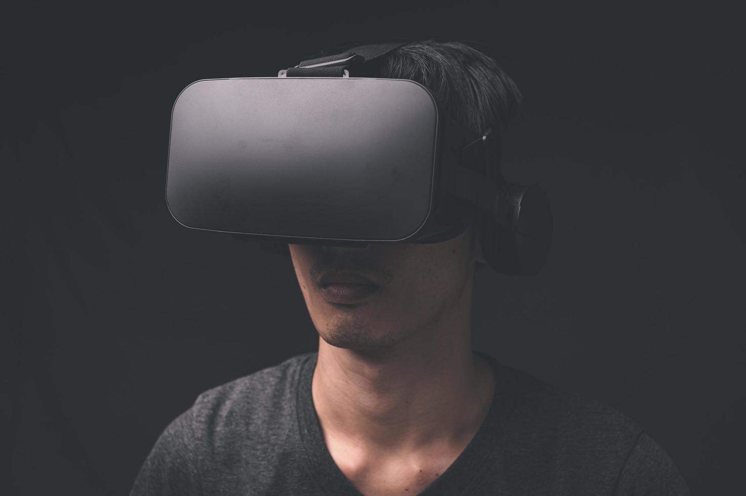 vr óculos conexão metaverso tecnologia online foto