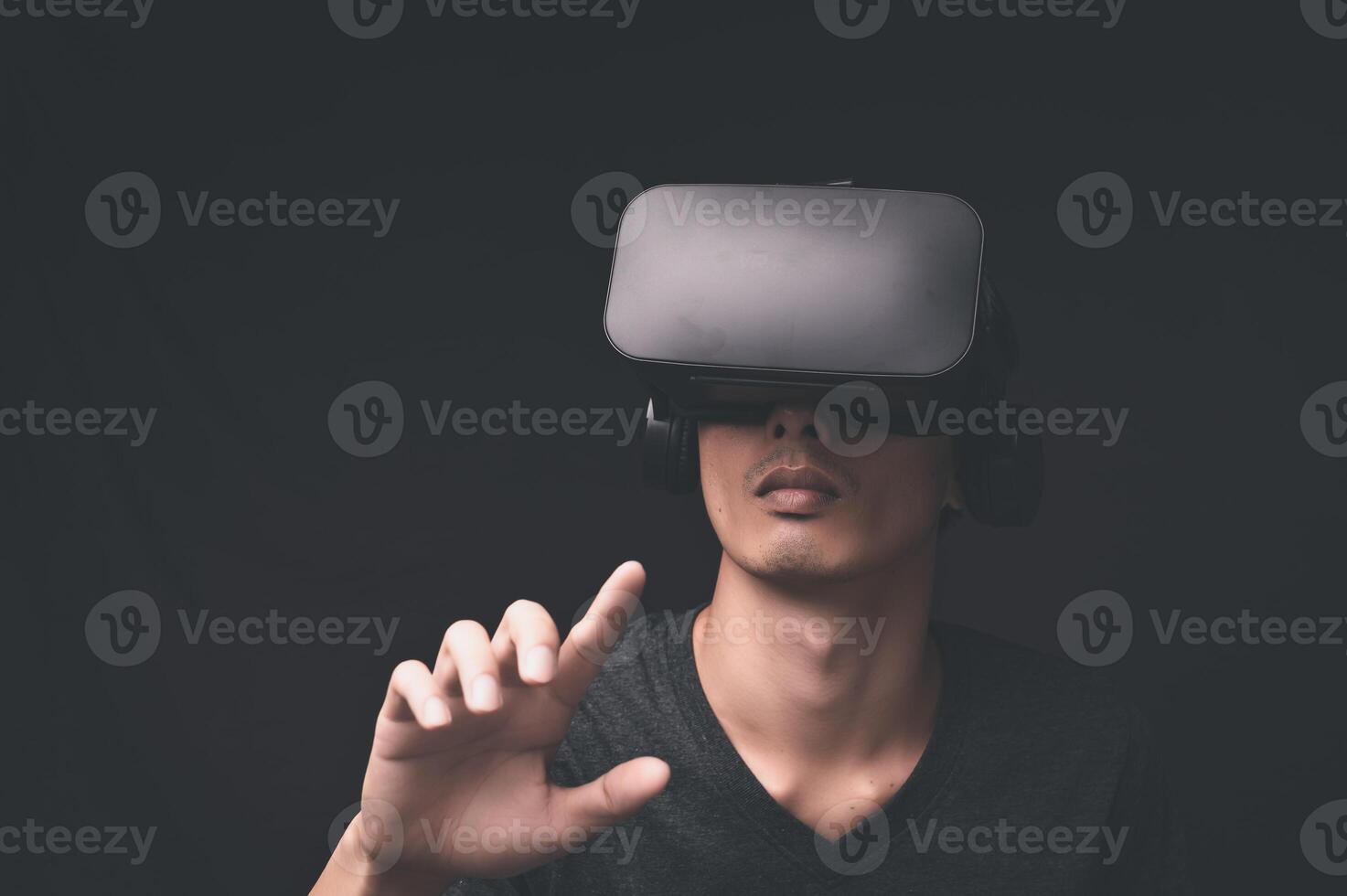 vr óculos conexão metaverso tecnologia online foto