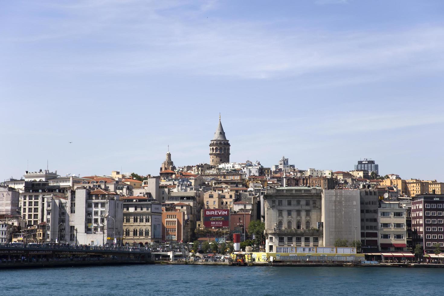 Istambul, Turquia, 21 de junho de 2019 - vista aérea em casas e prédios públicos em Istambul, Turquia. Istambul é uma grande cidade da Turquia, com mais de 15 milhões de habitantes. foto