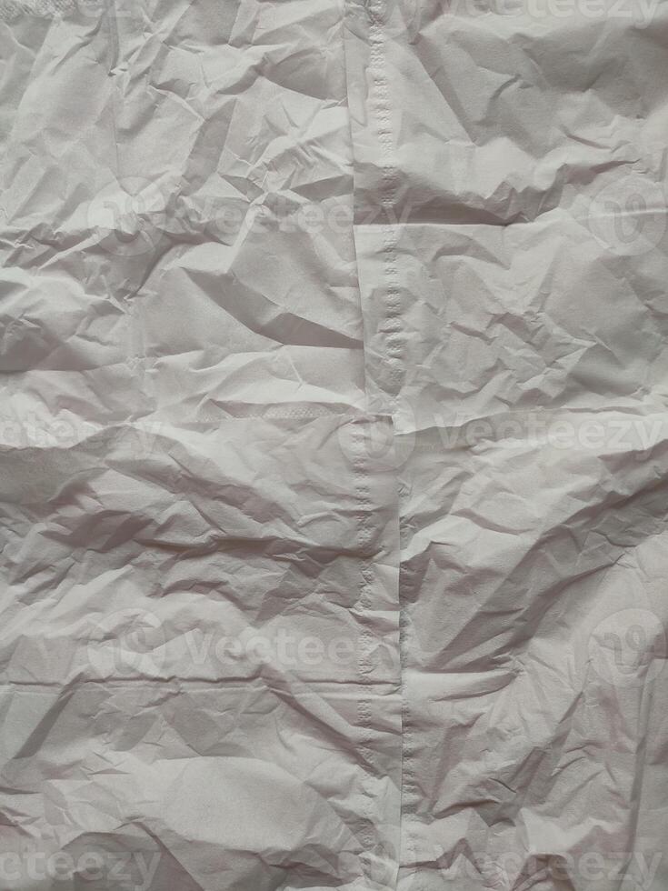 enrugado lenço de papel textura e fundo foto