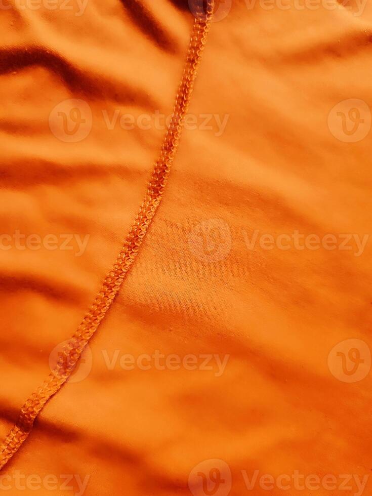laranja tecido fundo, sedoso gradiente luxo tecido textura, verão têxtil bandeira material tropical onda Veja moda abstrato Projeto poster modelo foto