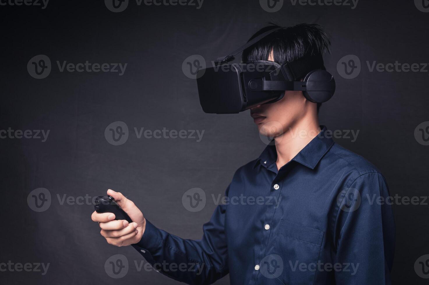 vr óculos conexão metaverso tecnologia online foto