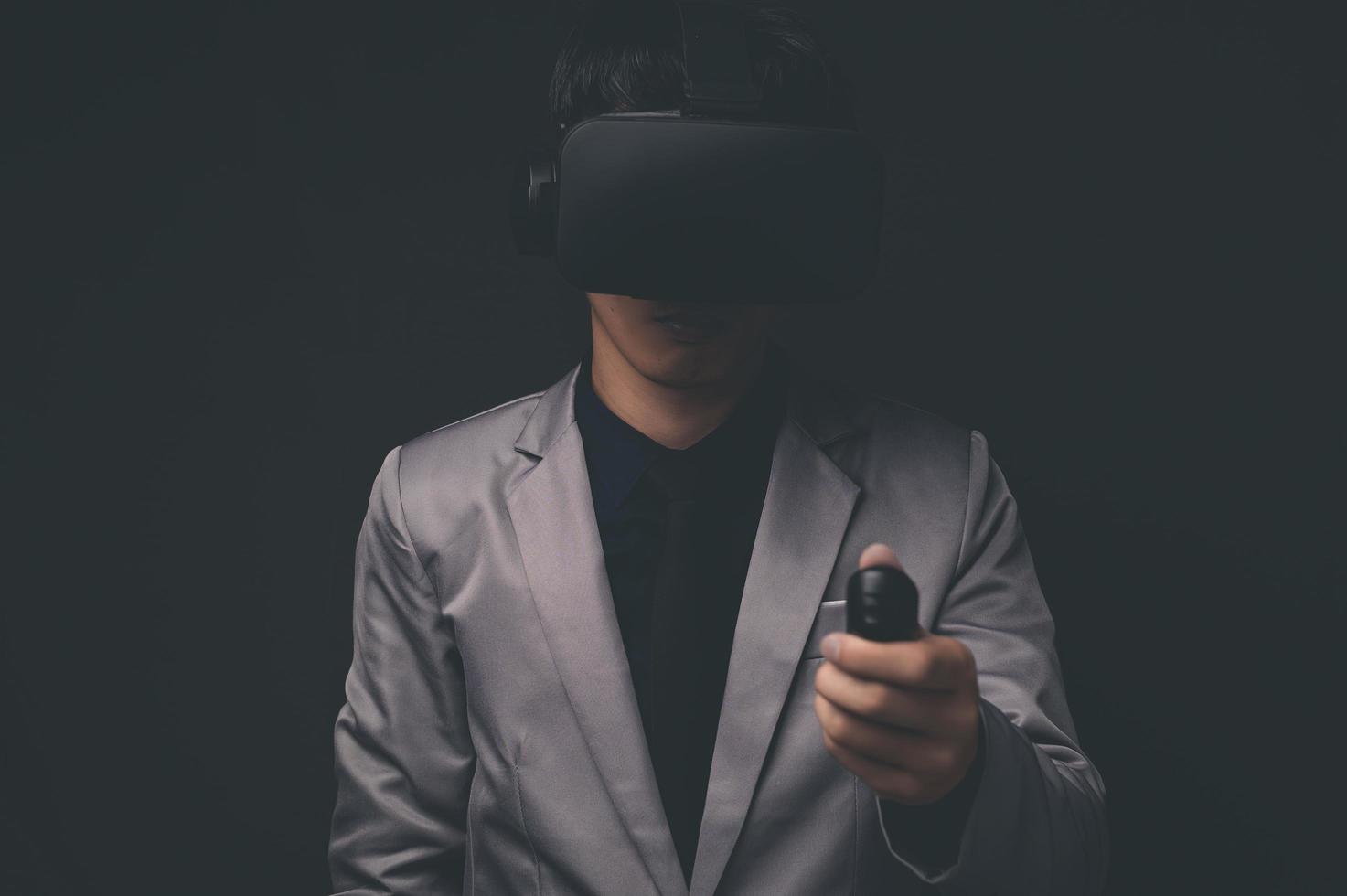 vr óculos conexão metaverso tecnologia online foto