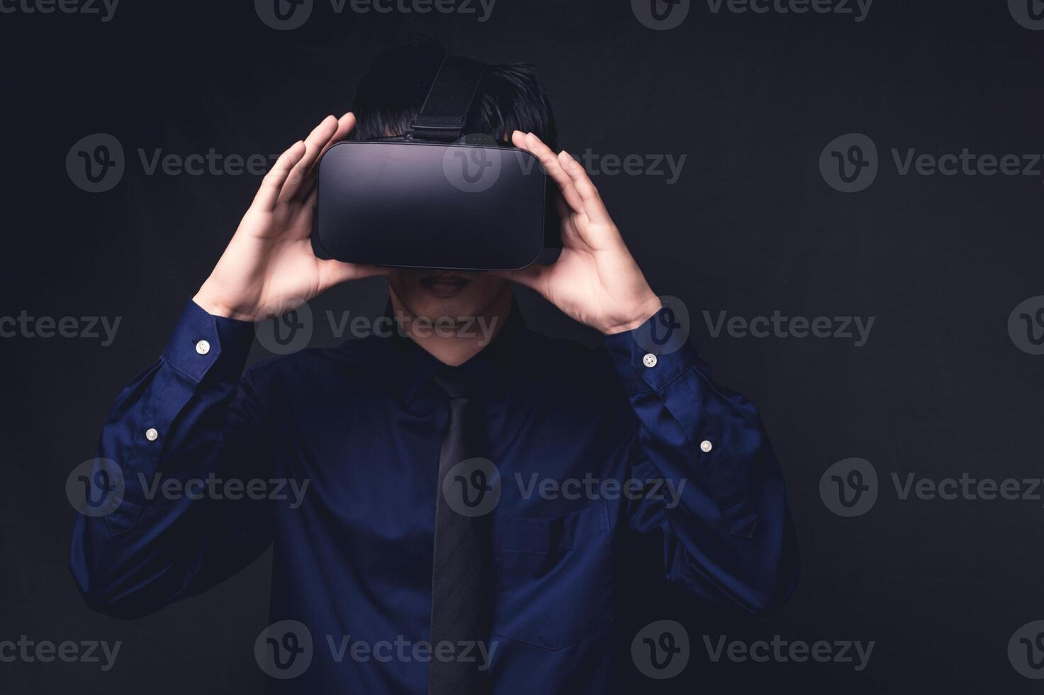 vr óculos conexão metaverso tecnologia online foto