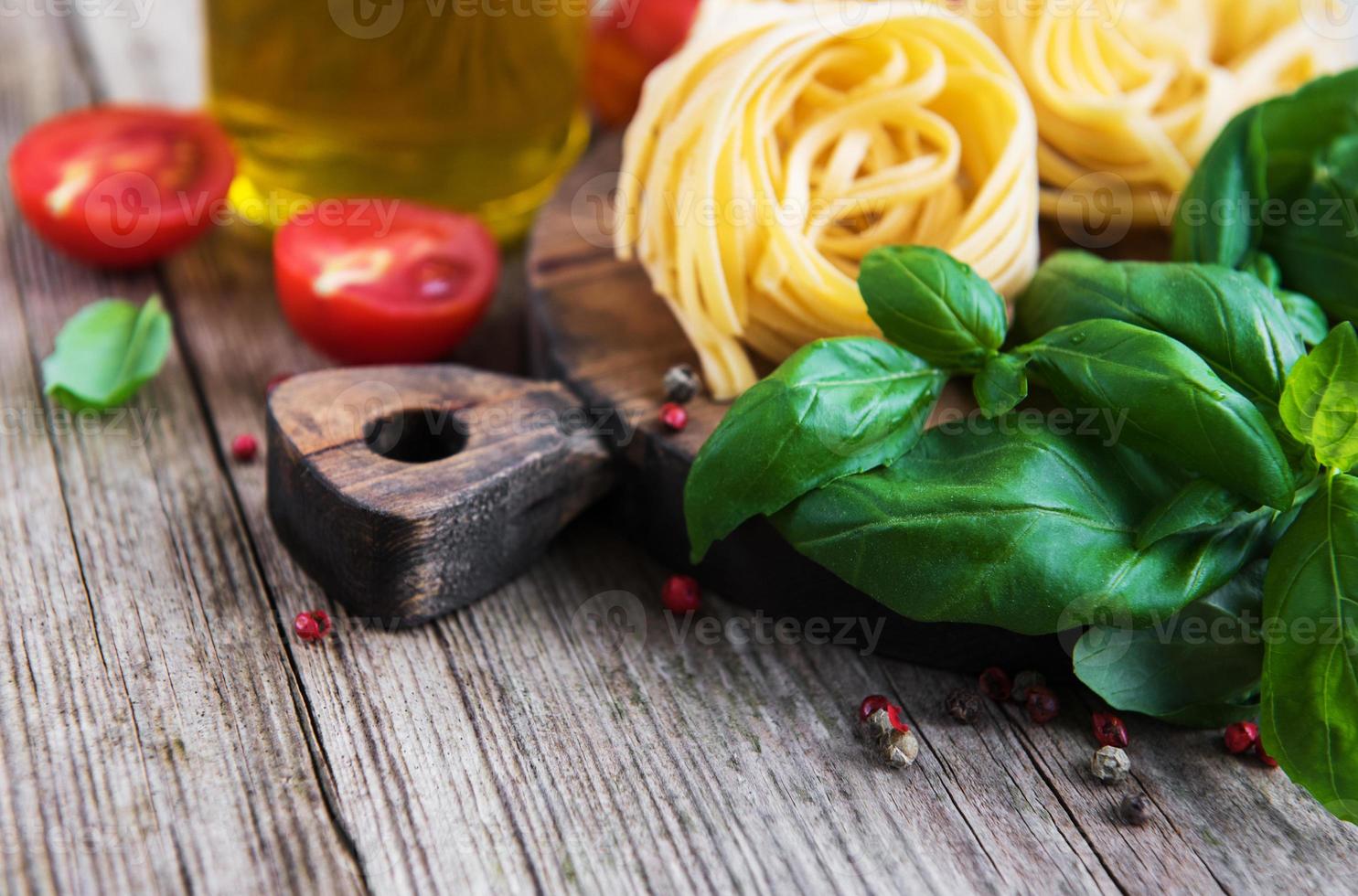 ingredientes alimentares italianos foto