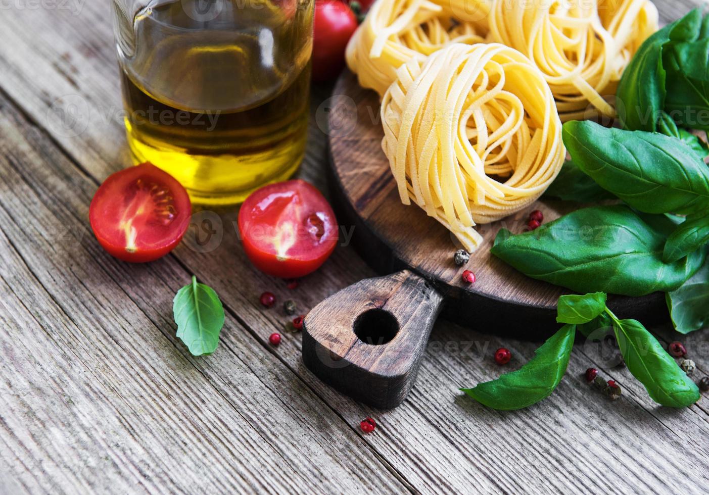 ingredientes alimentares italianos foto